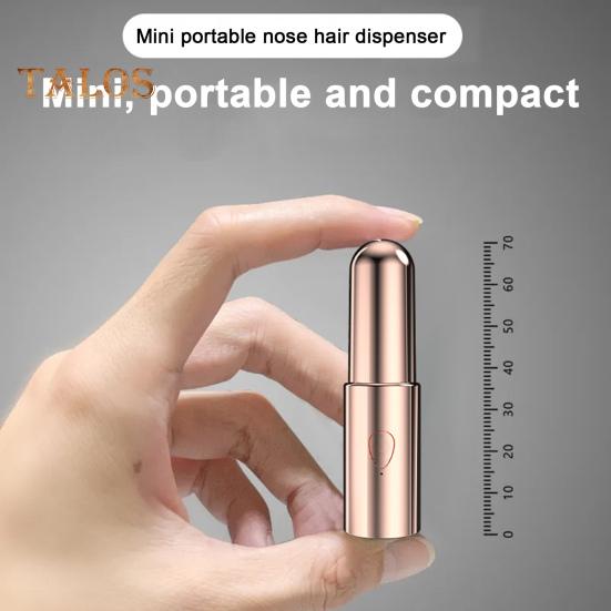 Zastřihovač chloupků v nose Bezbolestné zastřihování Hlava s kulatou čepelí Čištění chloupků Cestovní USB nabíjení Duální čepel s čepelí z nerezové oceli Depilace v nose pro muže
