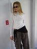 ETMON Vintage Pattern Pants, Brown