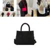 Chic Minimalist Felt Crossbody Bag Elegant Square Shape For Casual And Commuter Use