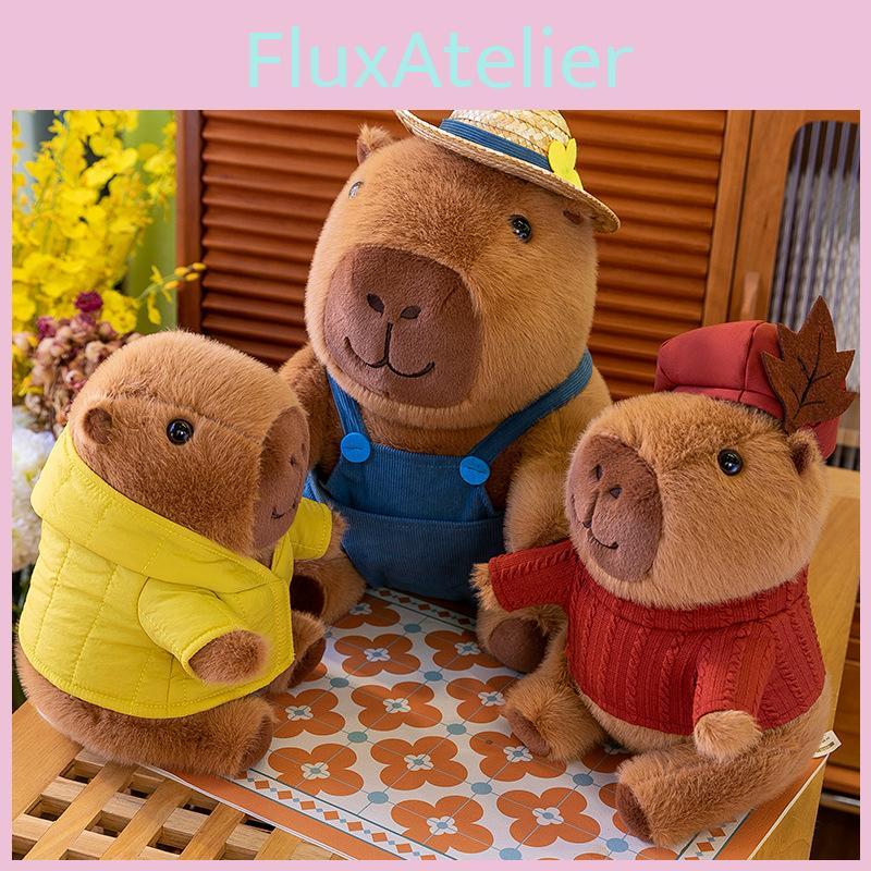 Capybara Clothes Cotton Plush Toy Stuffed Animal Doll Decorations Kids Gift