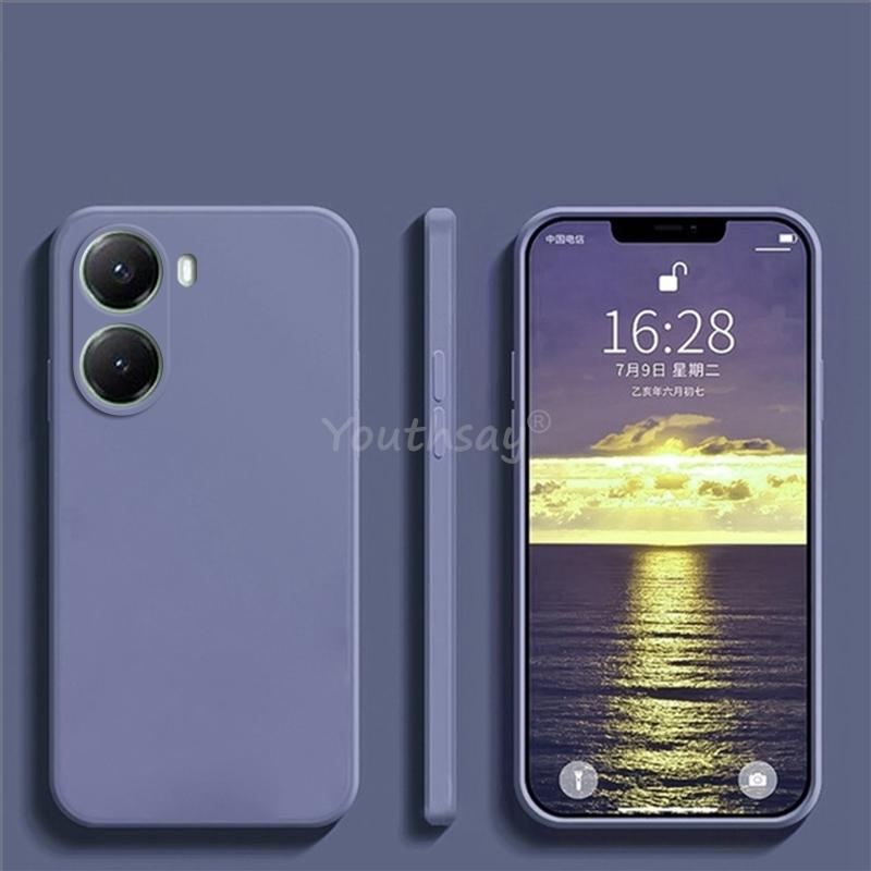 Für Xiaomi POCO X7 Pro Hülle Flüssigsilikon Plain Hülle POCO X7 Pro Hülle TPU Anti-Drop Telefonschutzhülle POCO X7 Pro Hülle