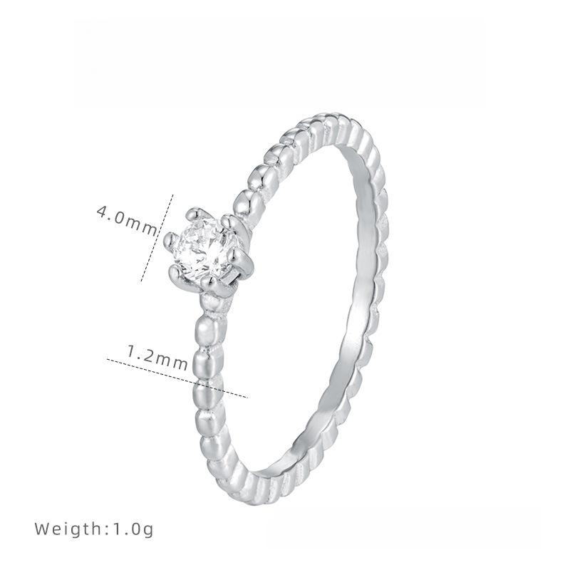 

Кольцо с бриллиантом круглой огранки Flash Crown, нишевое, легкая роскошь, кольцо на указательный палец, женское, не выцветающее, из титановой стали, кольцо на мизинец 8