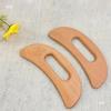 Lazy People Moon Shape Wooden Guasha Board Lymphatic Massager for Full Body Relaxation Neck Muscle Release Natural Beechwood