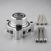 Machined Metal Turbocharger Exhaust Flange Kit with Sealing Gaskets, Bolt-On Adapter Body and 6 Screws for 1.5L 1.6L 2.0L 2.7L Engine Routine
