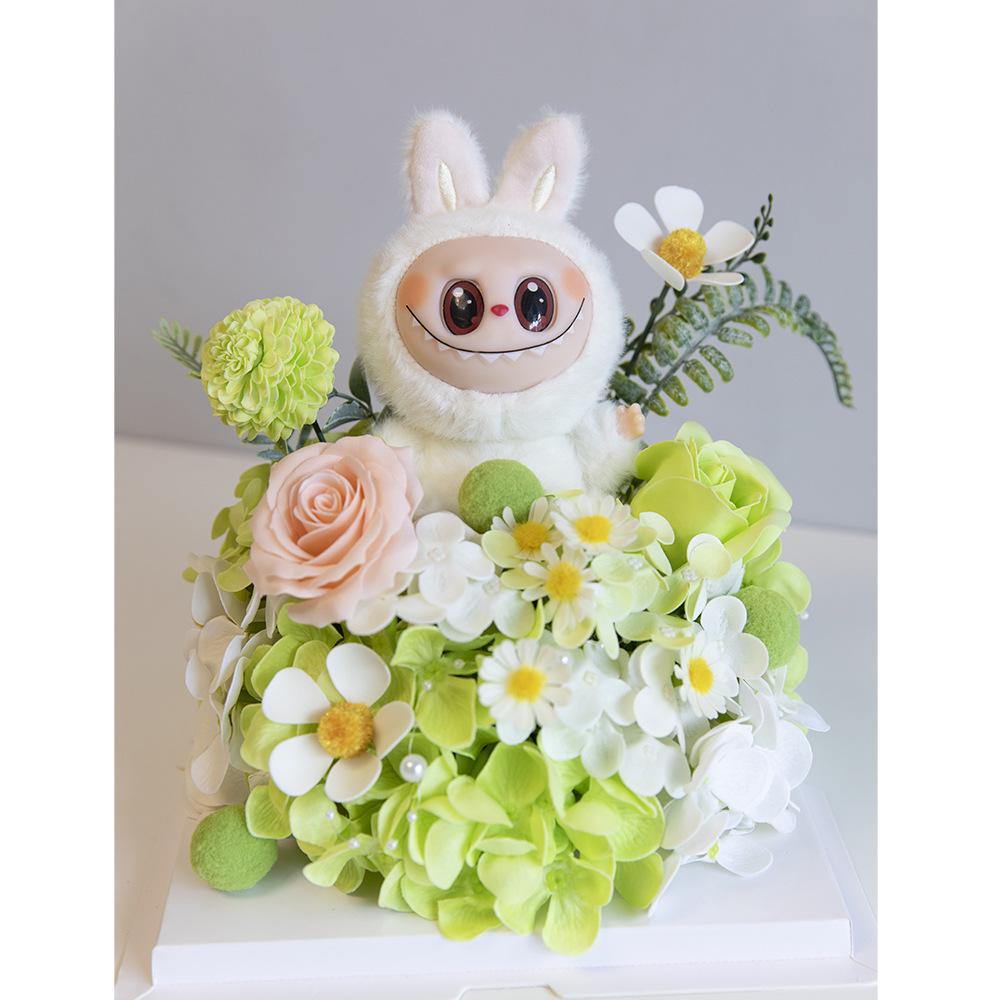 

Preserved Soap Flower Gift Box: Transparent Qixi Valentine s Day or Birthday Gift for Her