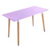 4/6/8Ft Stretch Table Cover Elastic Edge Design Wrinkle-Resistant Seamless Fit Easy Installation