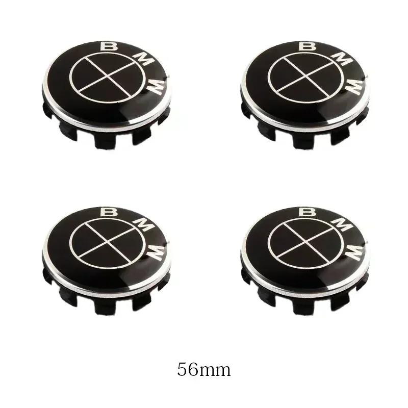 Pro BMW E36 E46 E53 E90 E60 E61 E93 E87 X3 X5 F30 F20 F10 G30 Příslušenství 4ks 56/68mm Krytka středu kola auta Kryty ráfku