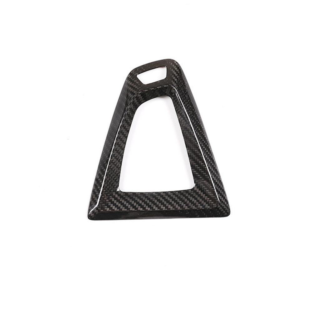 Real Carbon Fiber Car Gear Shift Knob Cap Cover Sticker Panel Trim for BMW M3 M4
