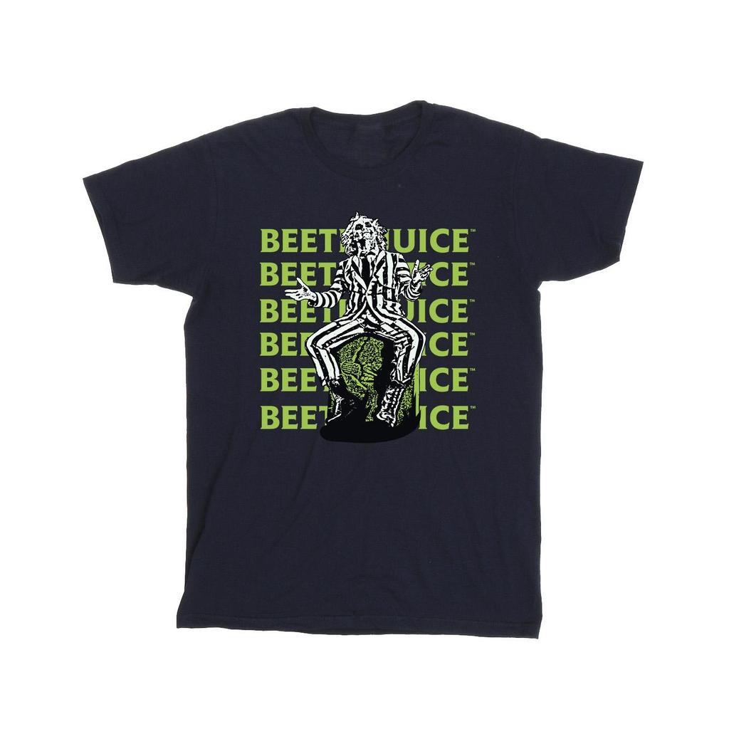 Beetlejuice Herren Pose Baumwoll-T-Shirt