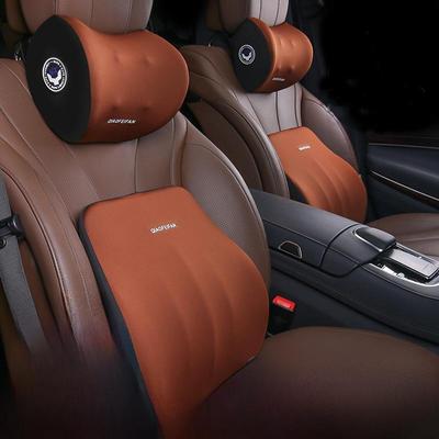 Memory Foam Car Headrest Neck Pillow with Lumbar Support and Seat Cushion
