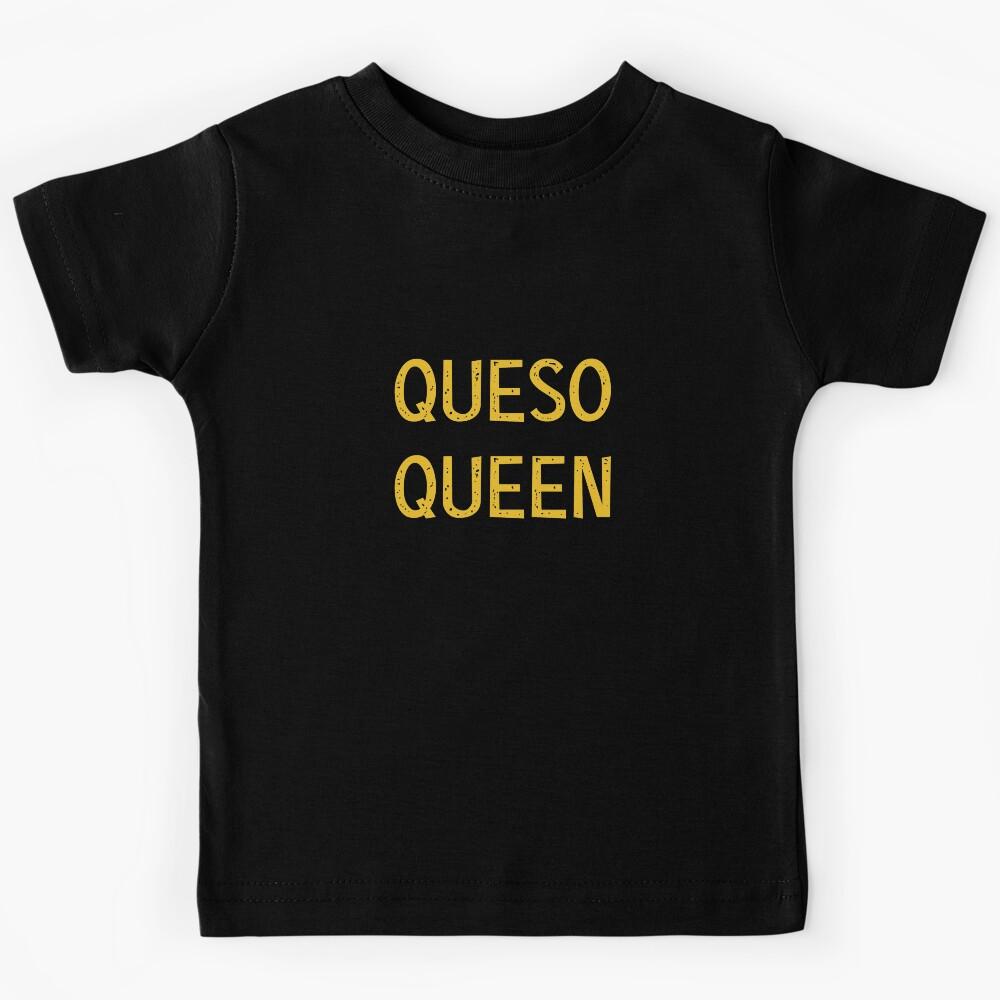 Queso Queen in yellow Kids T-Shirt 100
