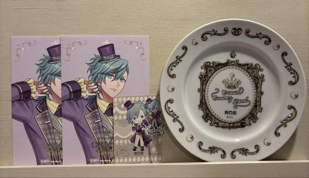 [USED] UtaPri Ai Q-pot. Cafe Bonus Acrylic Pick Sticker Plate