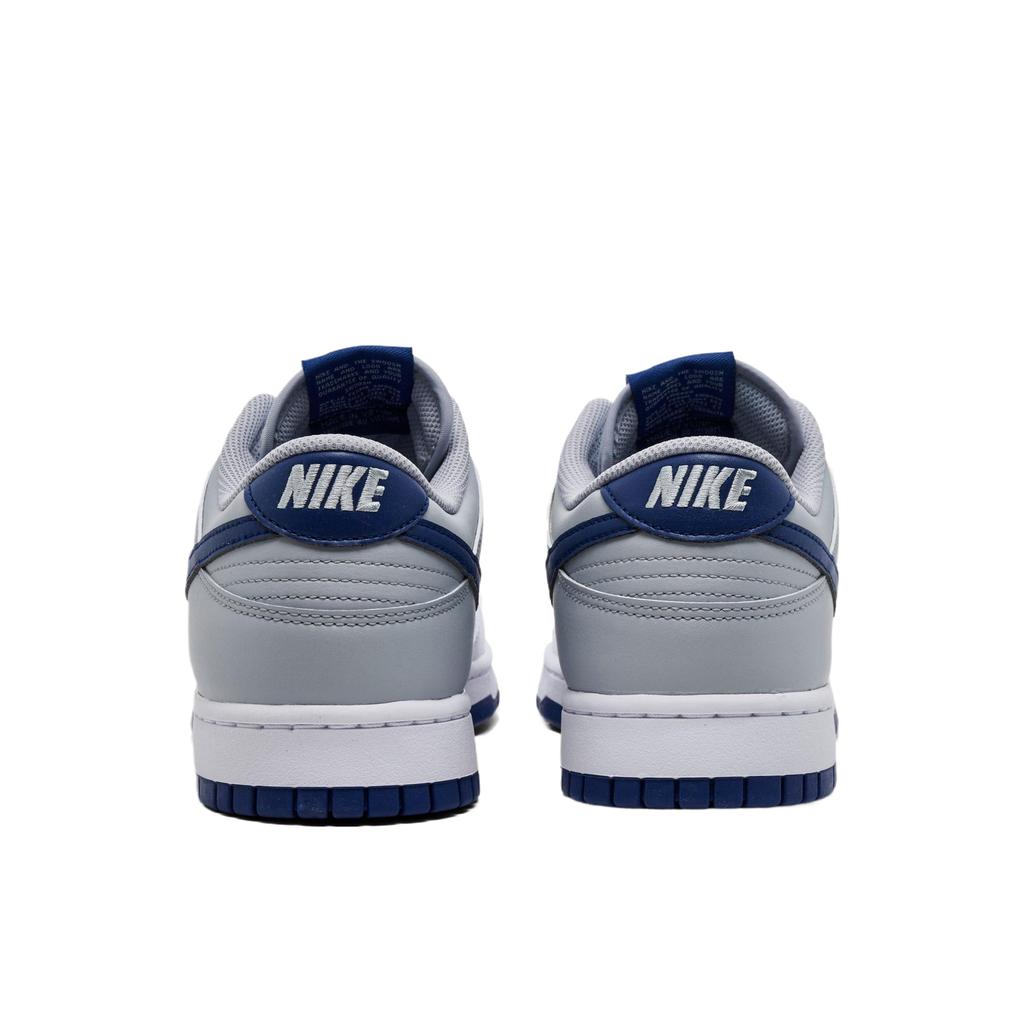 Nike Dunk Low Weiß Tiefes Königsblau Reines Platin Wolfsgrau Herren Sneaker HF5441-118