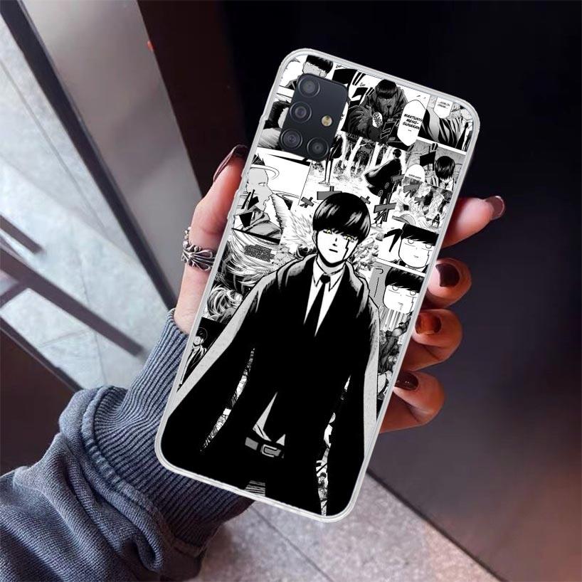 Mashle Magic And Muscles Phone Case For Samsung Galaxy A52 A51 A50S A32 A22 A12 A02S A72 A71 A31 A70 A30S Note 20 Ultra 10 Plus
