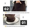 Trendy Boys' Corduroy Fleece-Lined Wide-Leg Pants for Autumn and Winter