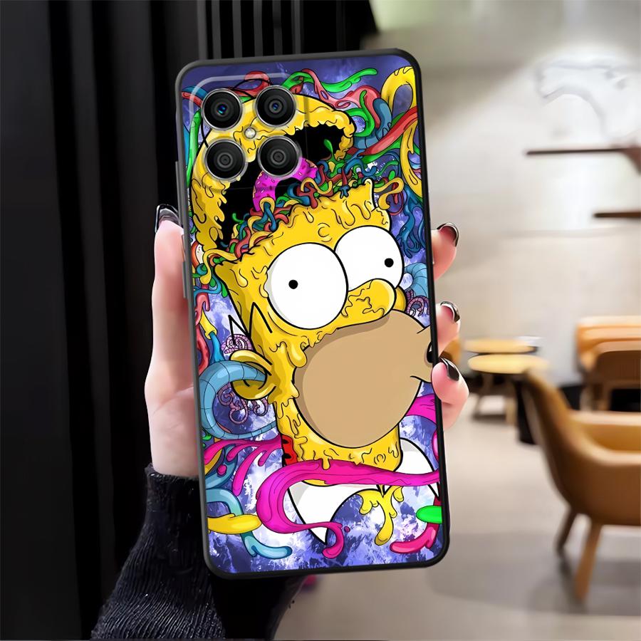 Cute S-simpsons Cartoon Funda Phone Cover Case for Honor X6 X8 X7 90 X5b X9a 70 Magic5Lite 8X 200 400 Lite