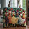 3D TEMU Womens Fashion Printed Tote Shoulder Bag 600D Oxford Cloth