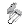 Mini Suitcase Jewelry Organizer Box, Portable Travel Jewelry Case, Clear Plastic Storage Box for Earrings, Hair Accessories, Rings