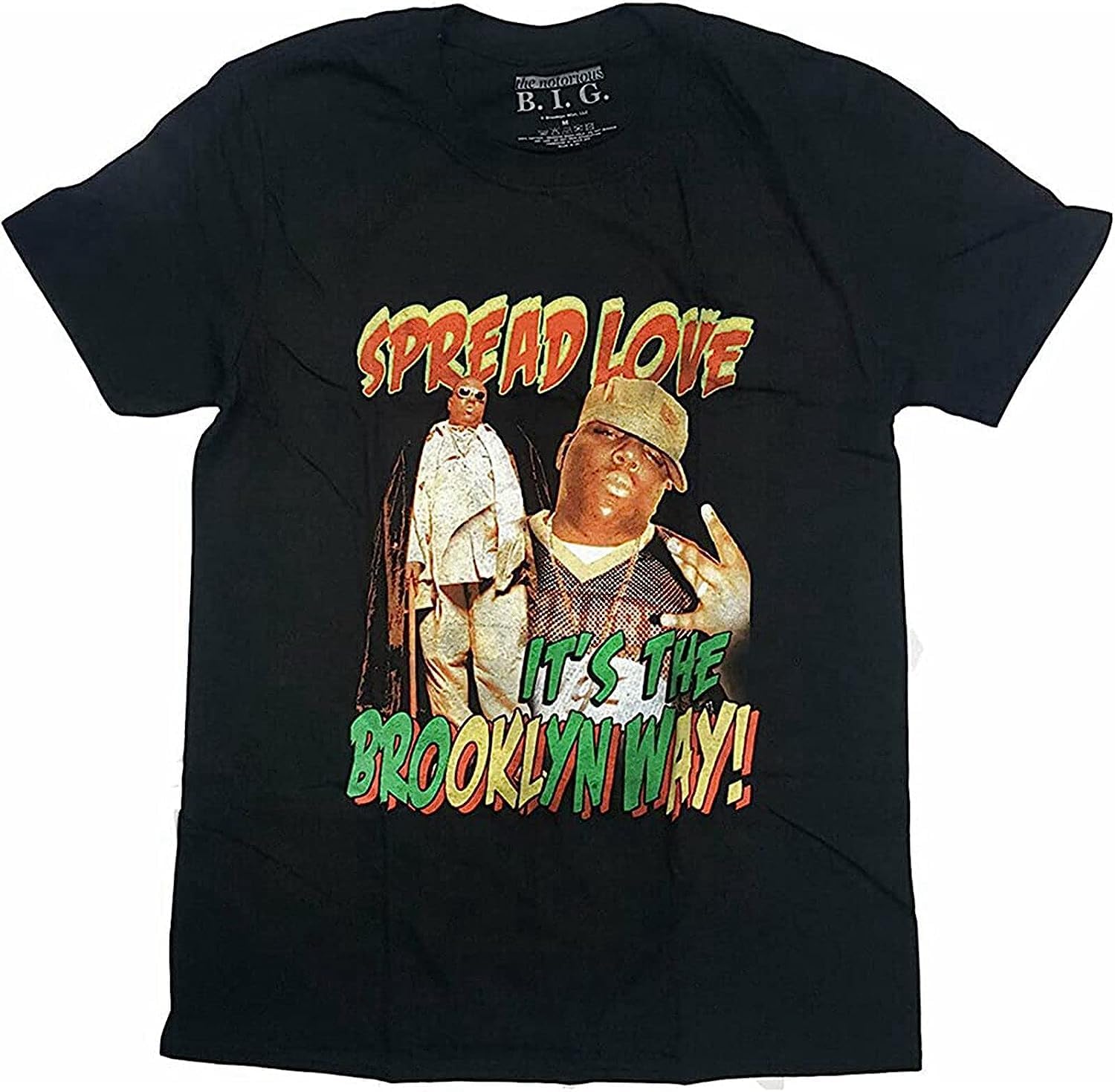 Datum Biggie Smalls Spread The Love Tee Men T Shirts Mens XXL чёрный