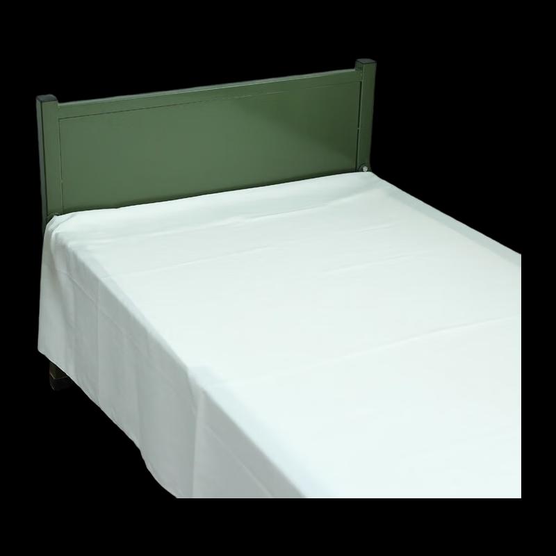 Dormitory Military Training Single White Bed Sheet