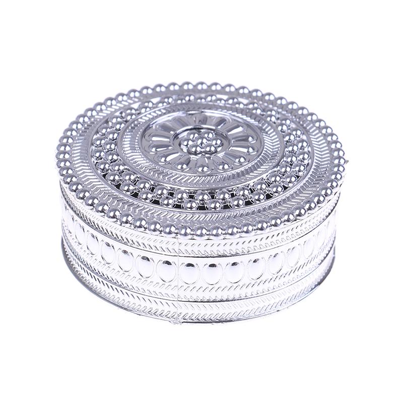 Creative Plastic Round Candy Box Wedding Vintage Chocolate Gift Treat Boxes