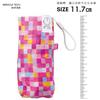 Miracle Tech Ultra Compact Lightweight When Folded UV Protection Folding Umbrella 50cm Mosaic 10327 Pink Mio Imada Ambassador 11.7cm