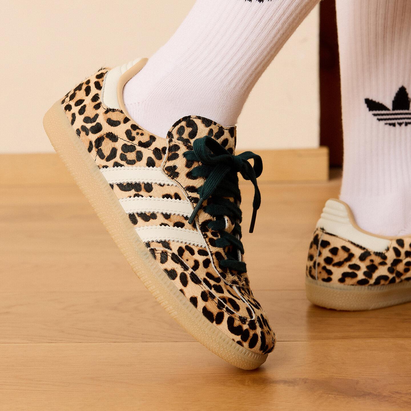 adidas Samba OG Leopard Magic Beige (Women s) 38.5