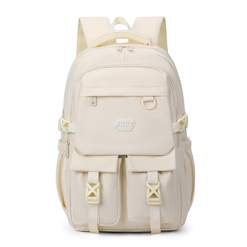 Μονοχρωμο Πολυλειτουργικό Σακίδιο Πλάτης Μεγάλης Χωρητικότητας Μαθητική Τσάντα Σχολείου