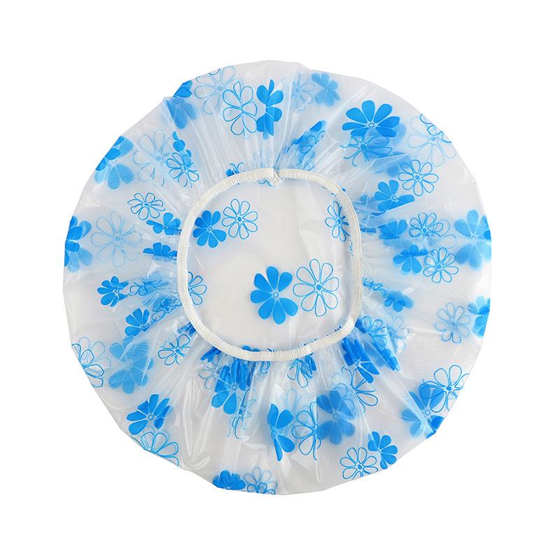 Reusable Waterproof Elastic Shower Cap for Women - Spa & Salon Hair Protection