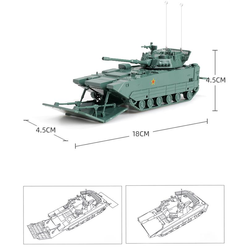 1/72 Giocattoli di Armi Militari Esercito Veicoli Corazzati Carro Armato Cannone Semovente Camion Camion Camion Assembla Puzzle Giocattoli Modello Moderno
