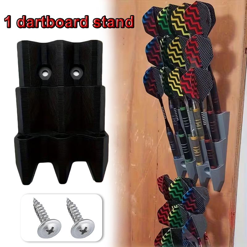 Wall-Mounted Dart Display Rack Holds 6/9 Darts Space-Saving With Screws Dart Case Organizer For Living Room/Bedroom/Study/Bar