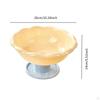 Decorative Flower-Shaped Fruit Bowl with Drainage Holes, Removable Base, 26 Cm X 14 Cm.