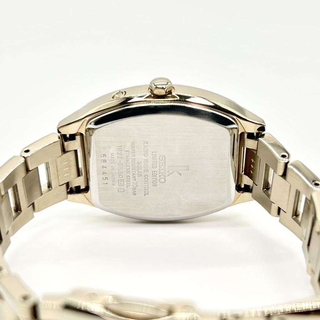 [USED] SEIKO lk Limited Edition 1B22-0BB0 Solar Radio-Controlled Wristwatch