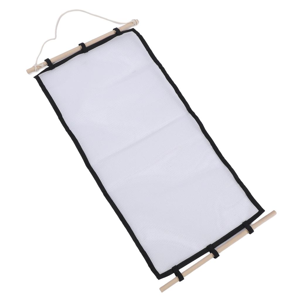 Hängender Ohrringhalter Netzstoff Wandmontage Schmuckorganisator für Halsketten Armbänder