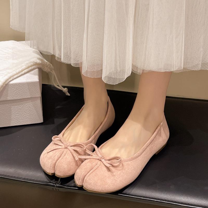 Modă Mărimi mari Balerini de damă Modă Adânci Slip On Doamnelor Pantofi eleganți Balerini Mocasini moi din piele de căprioară Pantofi casual de exterior Mary Jane