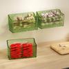 Storage Box No Drilling with Hollow Drain Holes Organizer Space-saving Storage Basket for Kitchen And Bathroom