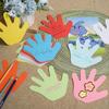 72 Pieces Hand Cutouts Paper Hand Shape Cut-Outs Assorted Color Handprint Shape Cutouts Blank Creative Paper Cutouts for Kids DIY Craft Art Project
