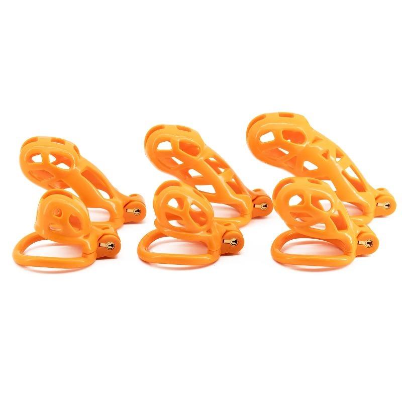 6 sizes CB Nylon Chastity Cage Sex Toy Male Penis Bondage Restraint Sex Game for Couple Penis Ring Nano Nub Erotic Urethral Lock