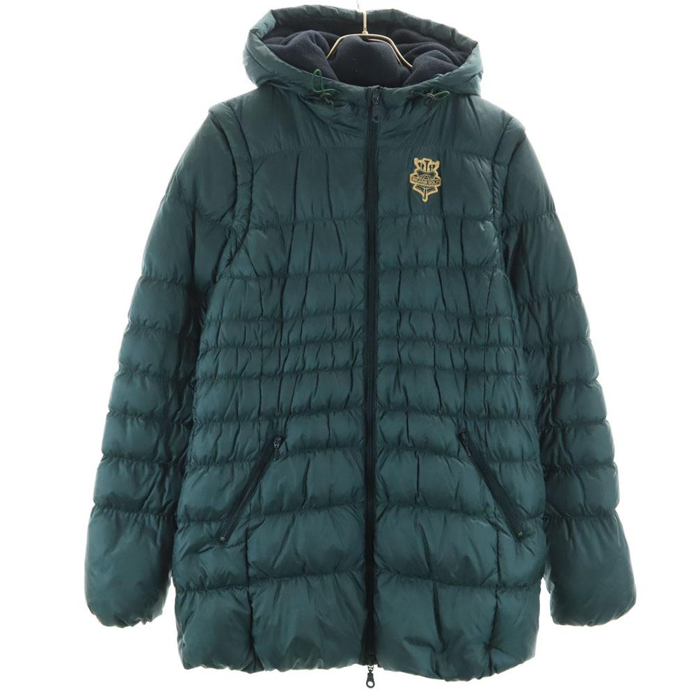 

BEAMS golf 2way hooded Down jacket M Moss green Down vest Women Used