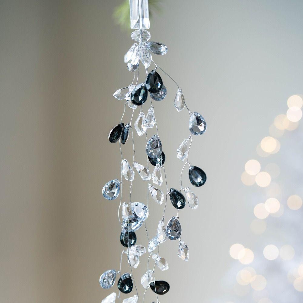 

DIY Artificial Christmas Crystal Branches Acrylic Christmas Tree Decorations Home Decoration синій