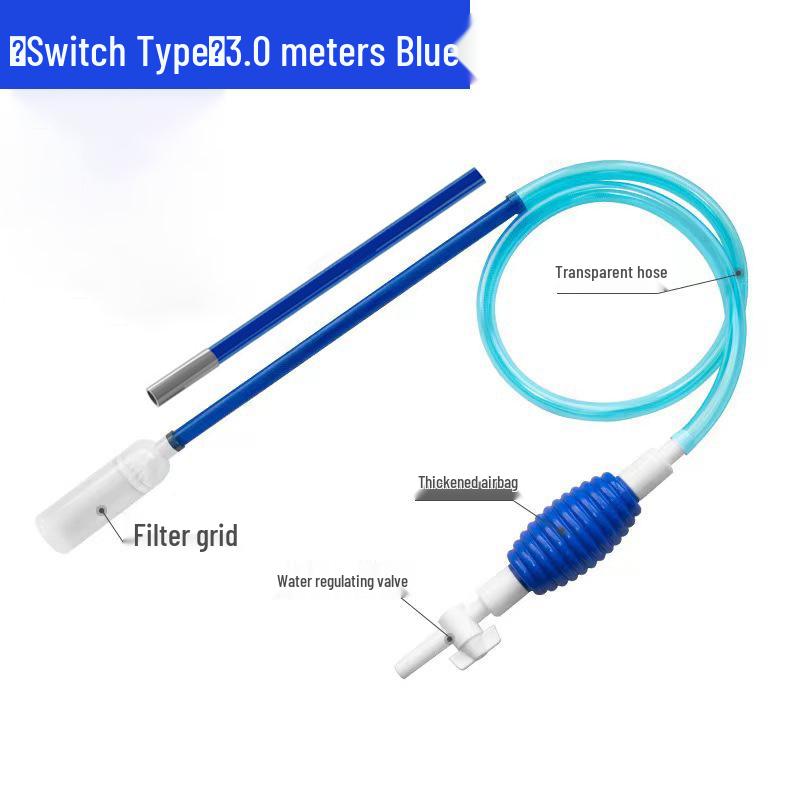Automatic Fish Tank Water Changer & Cleaner with Siphon Tube for Small Tanks