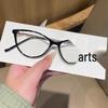 TR90 Cat-Eye Blue Light Blocking Retro Glasses Frame with Metal Accents for Women, Compatible with Myopia or Plano Lenses