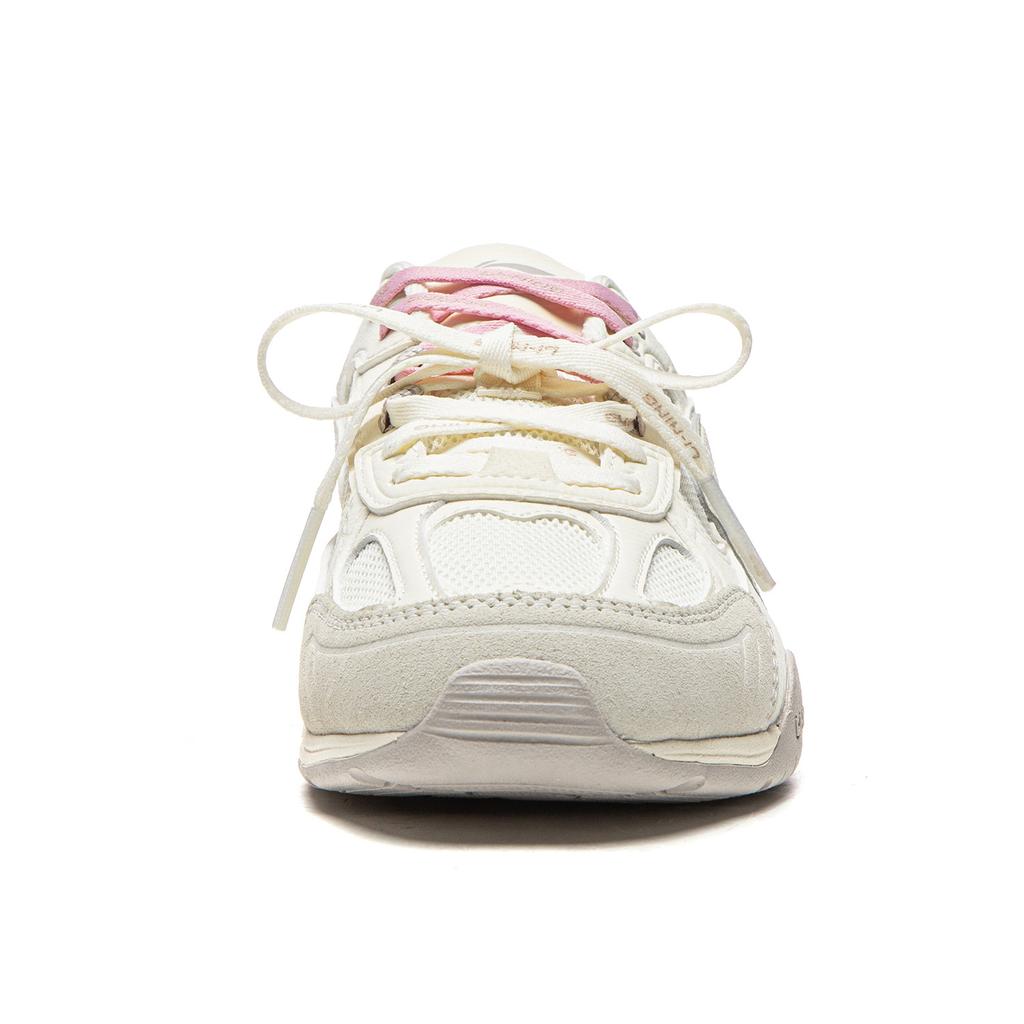 Li Ning Classic Thin Sole Retro Fashionable Comfortable Lightweight Soft Elastic Non-Slip Wear-Resistant Casual Shoes Women sneaker AGLW196-1