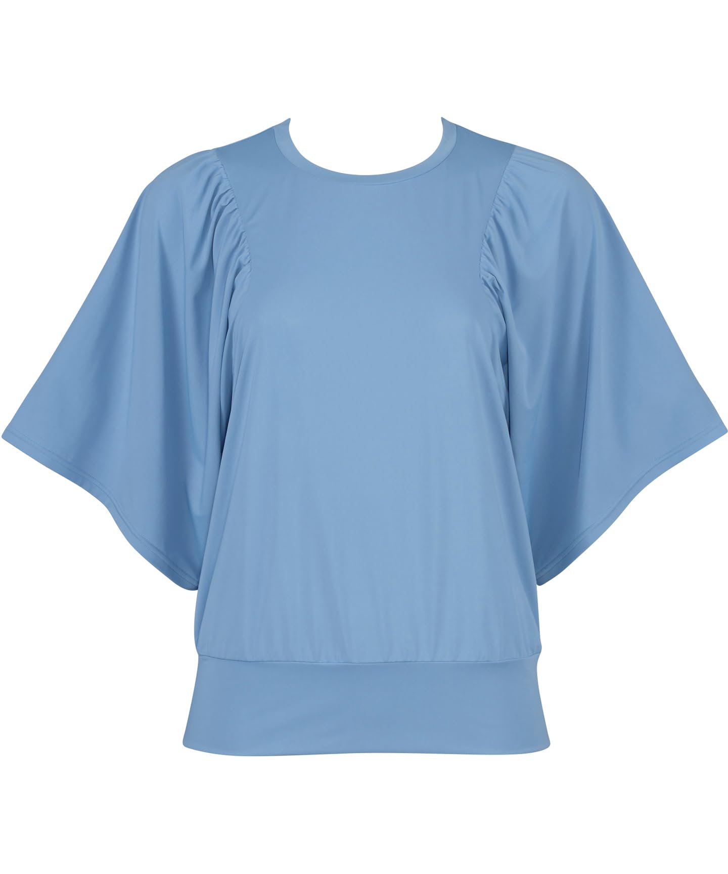 

Wacoal DLY175 SX M Short Sleeve Sports Women s U-Neck Top, Moisture-Wicking, Quick-Drying, Sweat-Absorbent, Quick-Drying