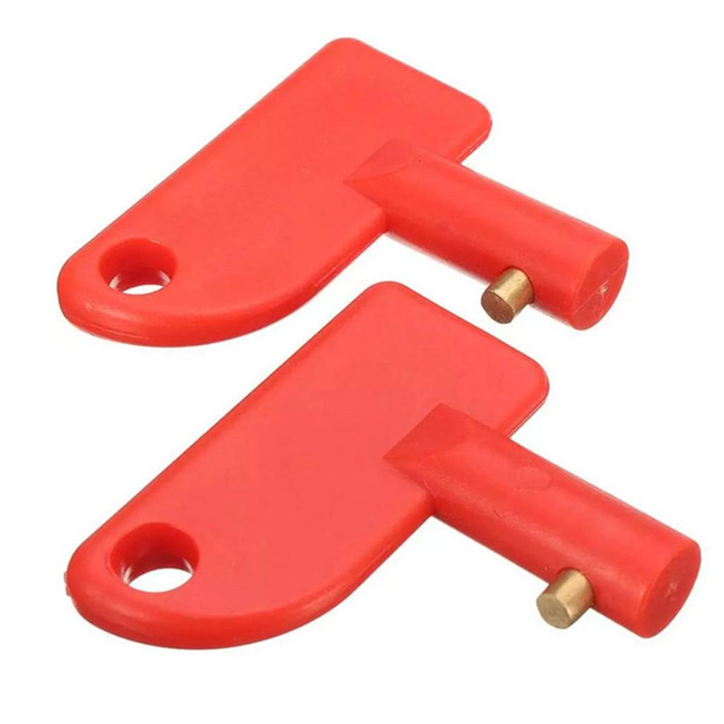 Battery Main Switch Replacement Key for Power Cut Off Battery Isolator Switch Main Power  Battery Isolator for Car Truck RV