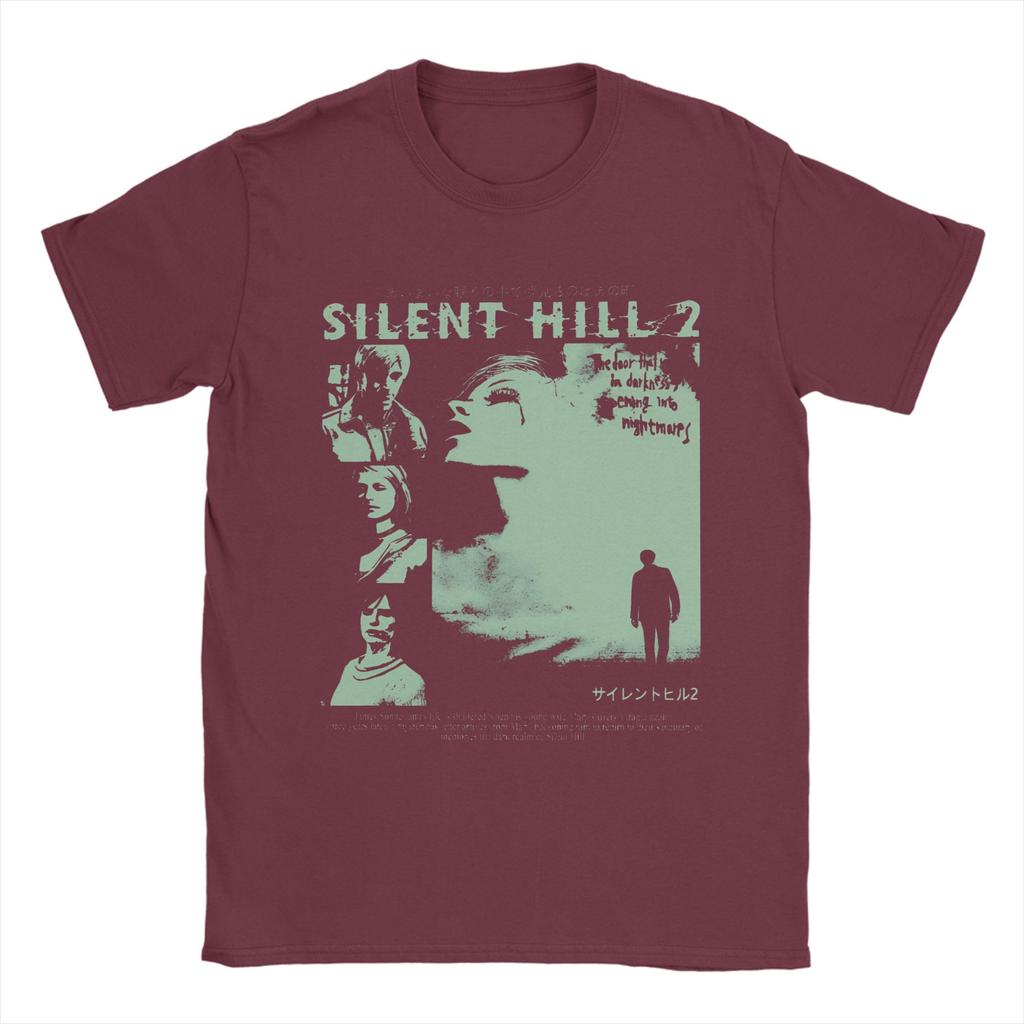 Harajuku T Shirt Silent Hill II Sunderland Cotton T Shirts Fashion Tshirt for Unisexs Summer Y2K Classic Short Sleeve Clothing