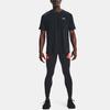 Men's Under Armour Vanish Seamless Logo Pattern Loose Round Neck Short Sleeve Gray 1361356-016