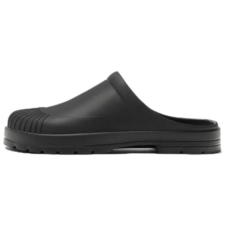 ZARA Rubber Slip On Mules Black 2750220800 43