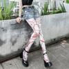 High Waist Leopard Pantyhose 80D Sexy Long Socks New Leggings  Women