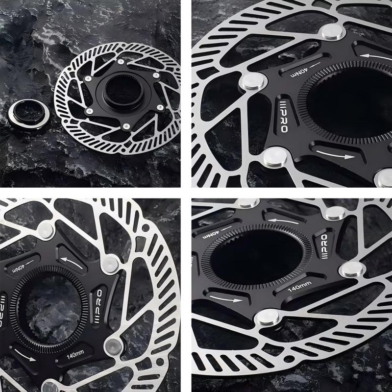 IIIPRO Bike Rotor Centerlock MTB Hydraulic Brake Disc Stainless Steel Durable Mountain Road Bike Brake Disk Rotors Cycling Part